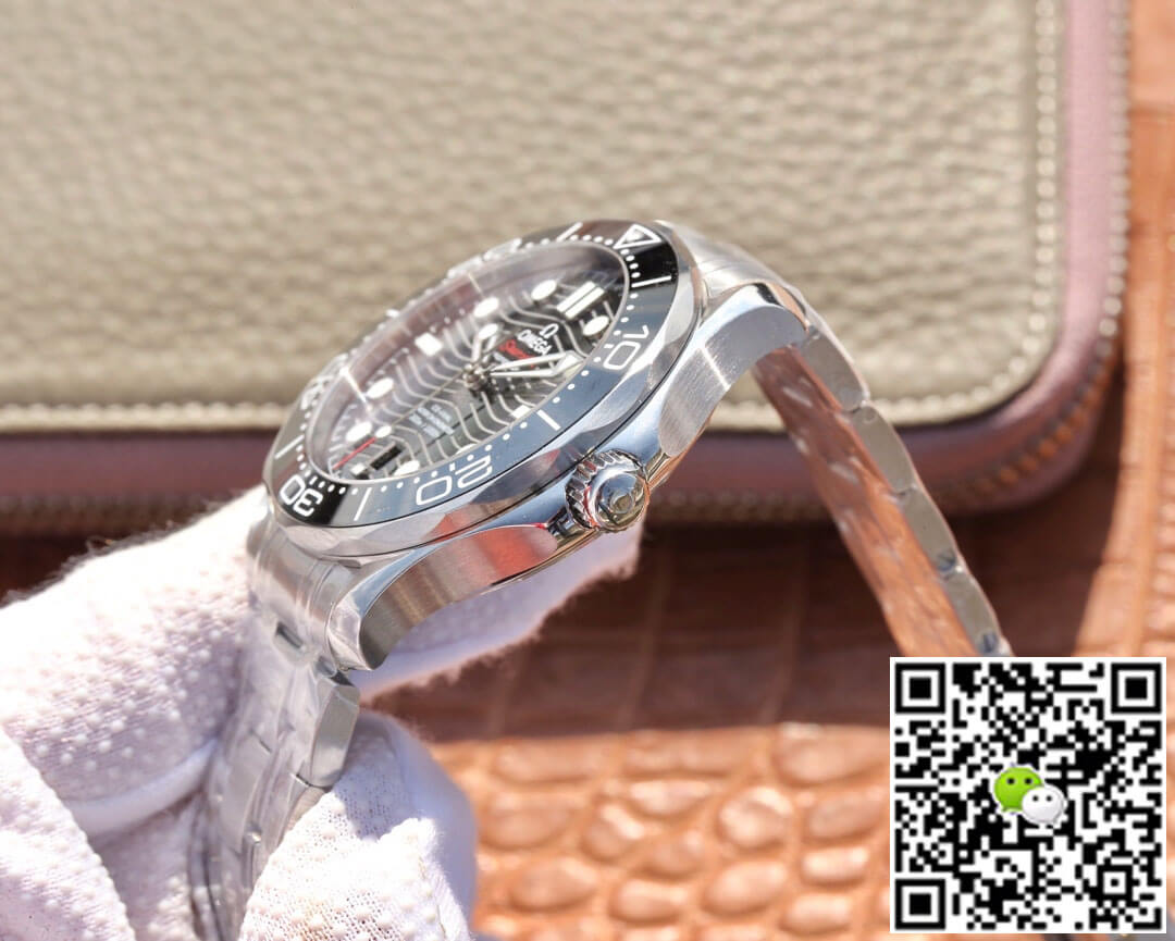 Replica 0me*ga Seamaster Diver 300M 210.30.42.20.01.001 1:1 Best Edition VS Factory Black Dial