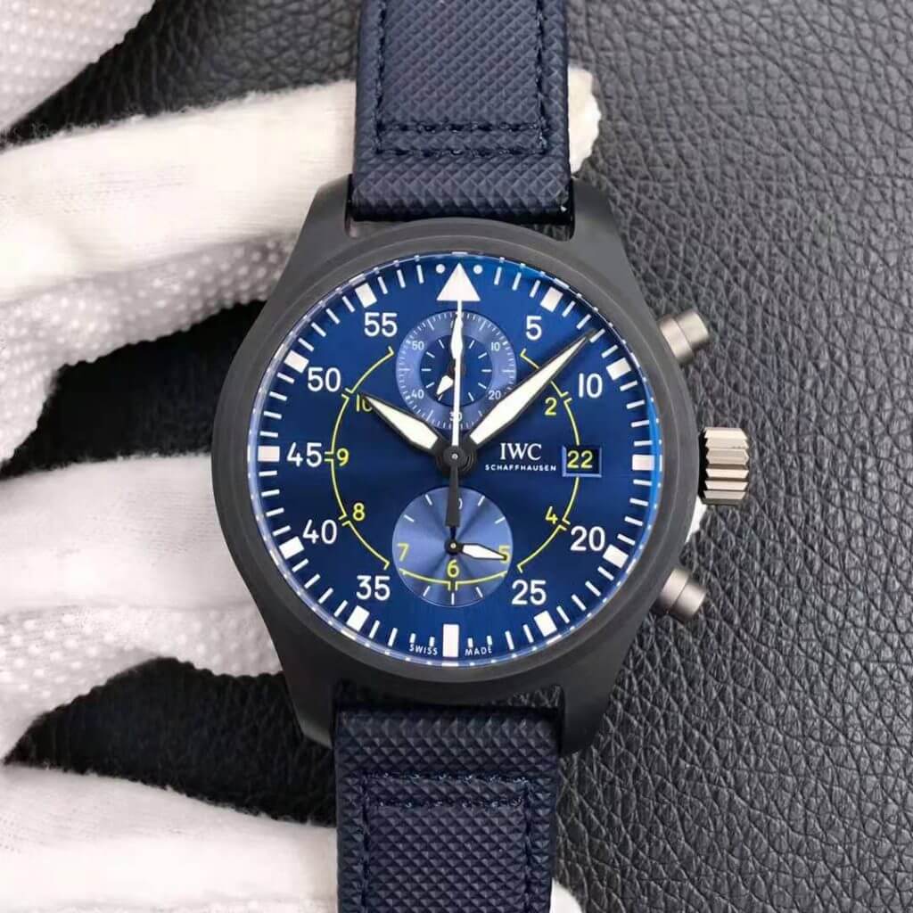 Replica IWC Pilot IW389008 1:1 Best Edition ZF Factory Blue Dial