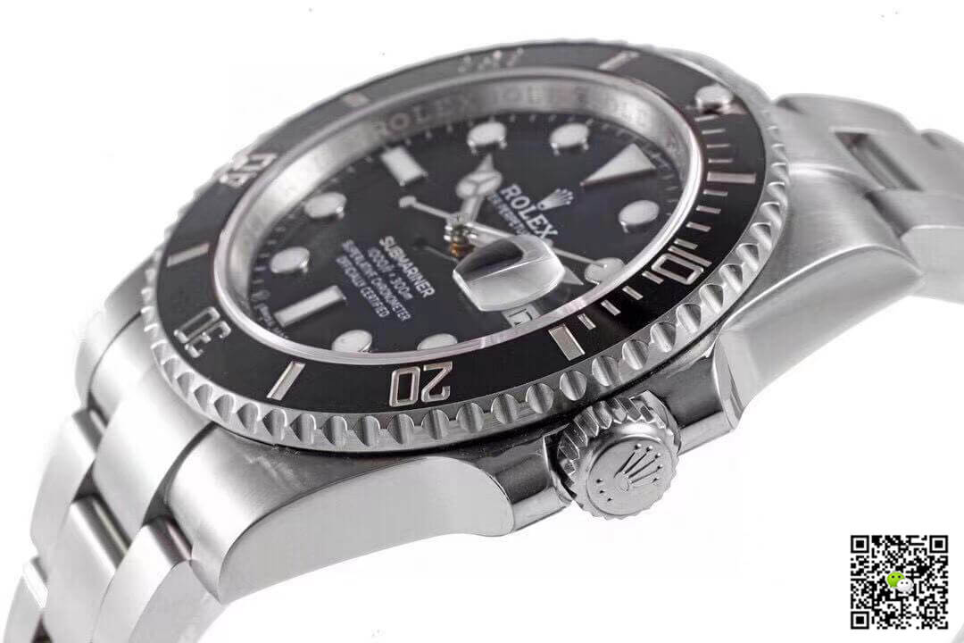 R01ex Submariner Replica 116610LN-97200 1:1 Best Edition ZF Factory Black Dial Stainless Steel Strap