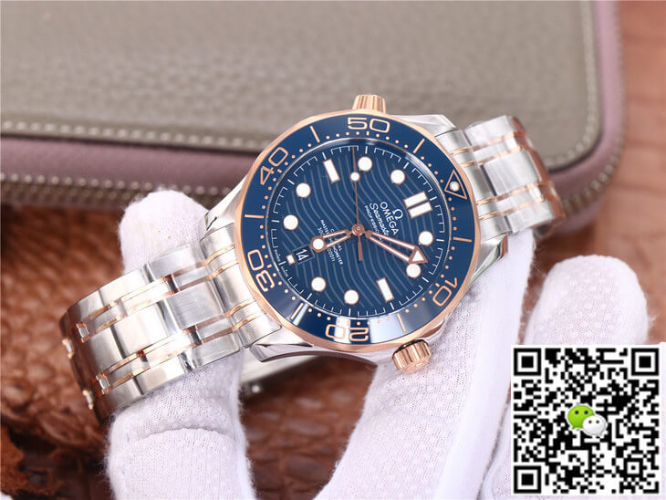 Replica 0me*ga Seamaster 210.20.42.20.03.002 1:1 Best Edition VS Factory Blue Dial