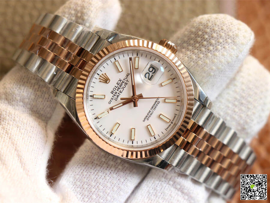Replica R01ex Datejust M126231-0017 1:1 Best Edition EW Factory White Dial