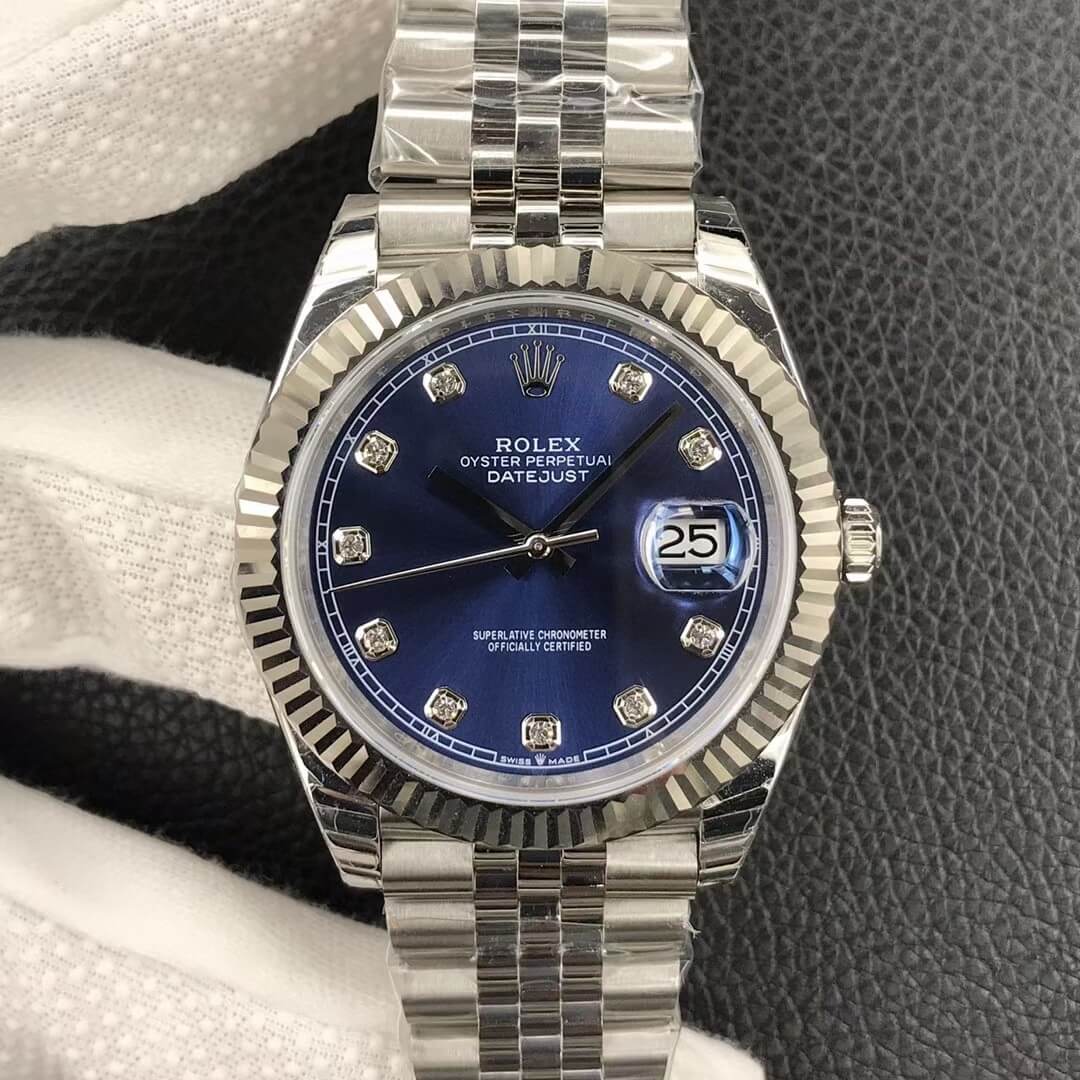 Replica R01ex Datejust M126234-0037 1:1 Best Edition EW Factory Blue Dial