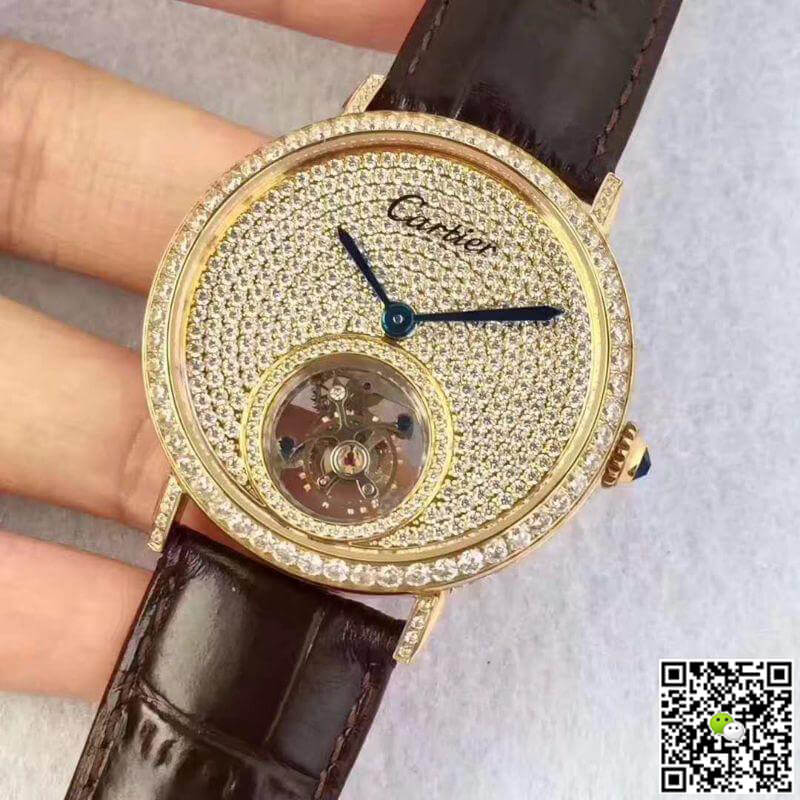 Replica Ca*t1er Rotonde Tourbillon 1:1 Best Edition Swiss Tourbillon