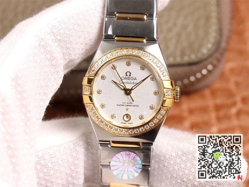 Replica 0me*ga Constellation 131.25.29.20.52.002 1:1 Best Edition 3S Factory V5 White dial Swiss NH05