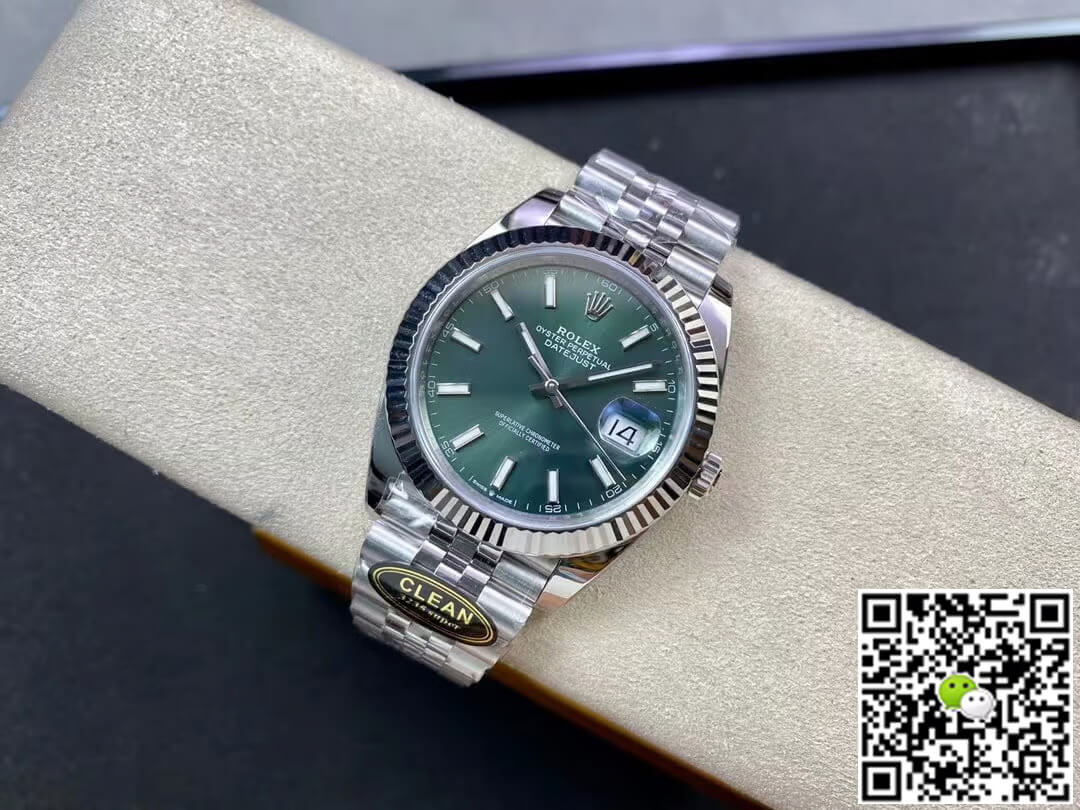 Replica R01ex Datejust M126334-0027 1:1 Best Edition Clean Factory Mint Green Dial