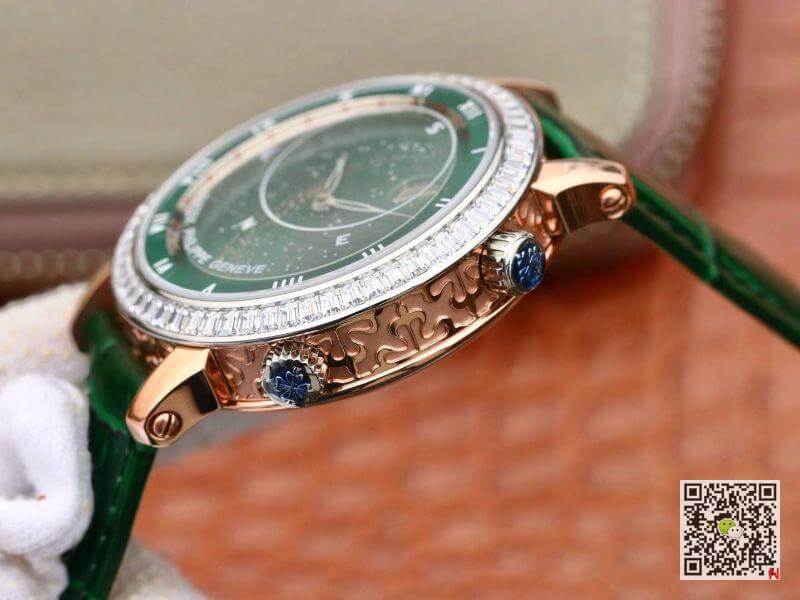 Replica Pat*k Phi1i*pe Grand Complications 5102PR TW factory 1:1 Best Edition Swiss ETA240 Green Color