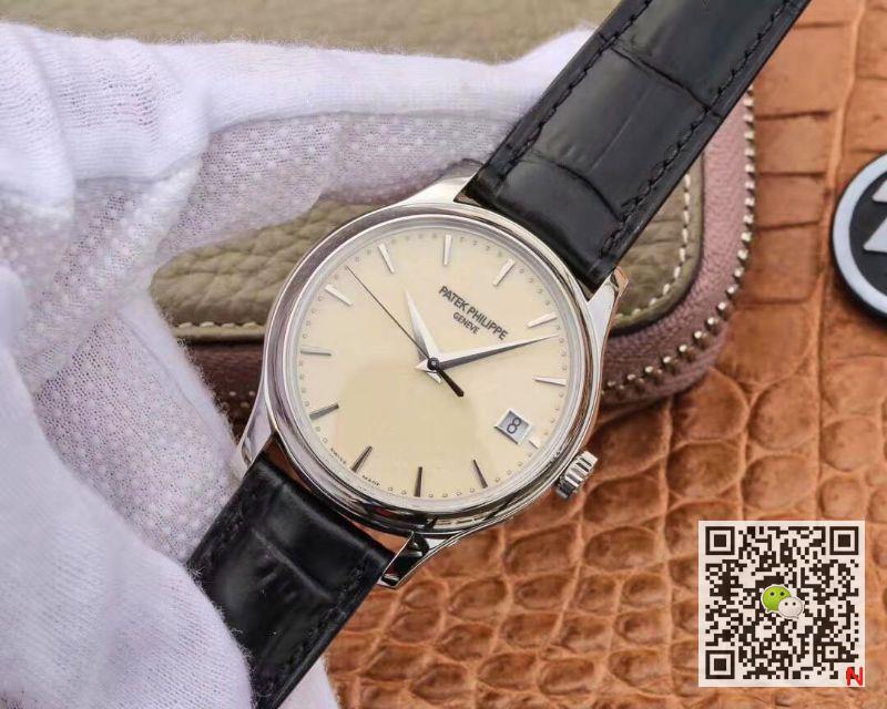 Replica Pat*k Phi1i*pe Calatrava 5227 ZF Factory 1:1 Best Edition White Dial Swiss Cal.324 SC
