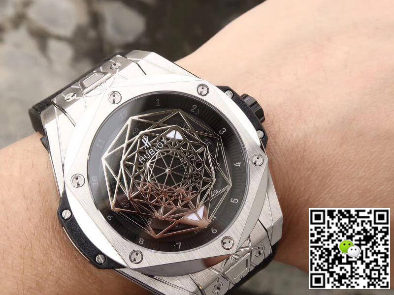 Replica Hublot Big Bang Sang Bleu 415.NX.1112.VR.MXM16 TMF Factory 1:1 Best Edition Swiss ETA1213 Black Dial