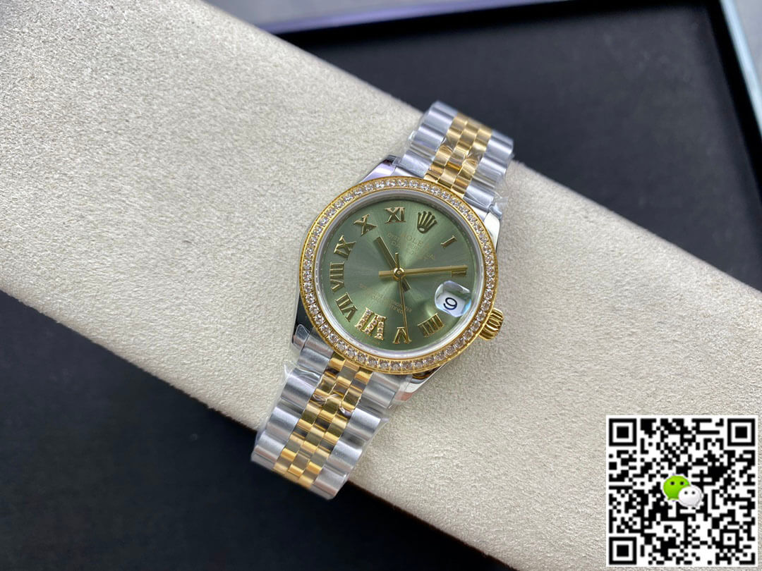 Replica R01ex Datejust M278383RBR-0016 31MM 1:1 Best Edition EW Factory Green Dial