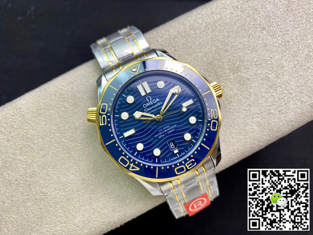 Replica 0me*ga Seamaster Diver 300M 210.20.42.20.03.001 1:1 Best Edition OR Factory Blue Dial