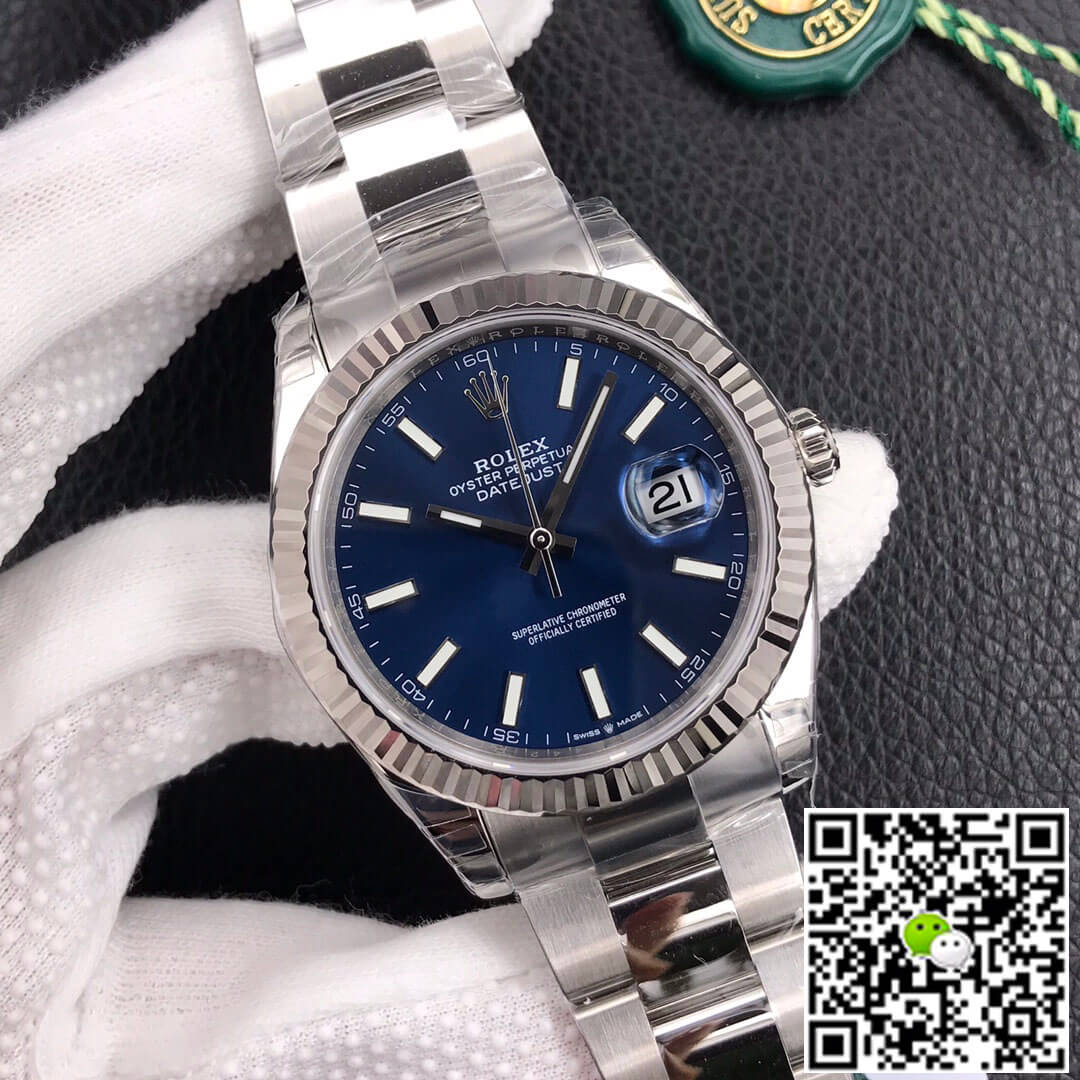 Replica R01ex Datejust M126334-0001 1:1 Best Edition VS Factory Blue Dial