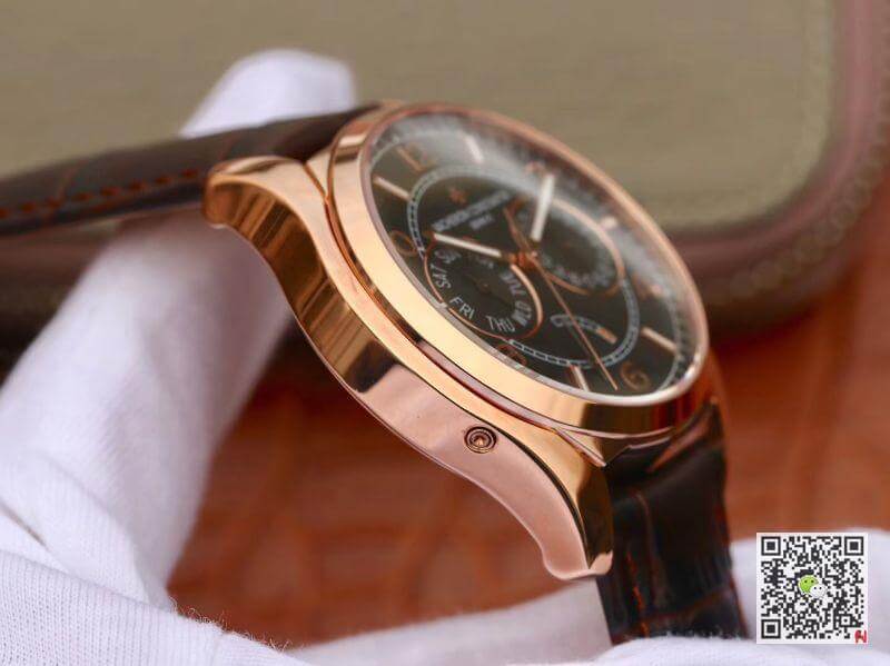 Replica Vacheron C0nstan1n FiftySix Day-Date 4400E/000R/B436 40mm Rosegold Case 1:1 Best Edition Swiss ETA2475