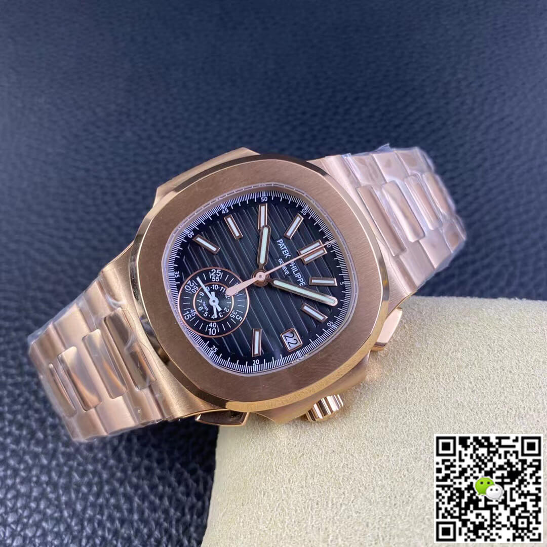 Replica Pat*k Phi1i*pe Nautilus 5980/1R-001 1:1 Best Edition 3K Factory V2 Black Dial