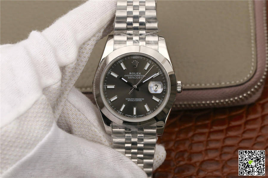 Replica R01ex Datejust M126300-0008 1:1 Best Edition EW Factory Grey Dial