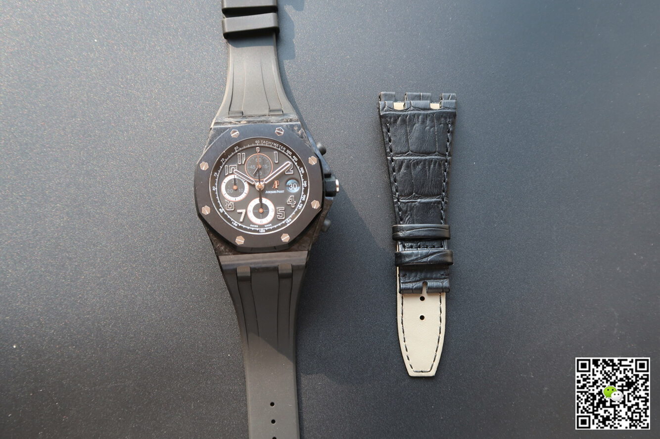 Replica Audemars P1g*et Royal Oak Offshore 26205AU.OO.D002CR.01 1:1 Best Edition JF Factory Carbon Fiber
