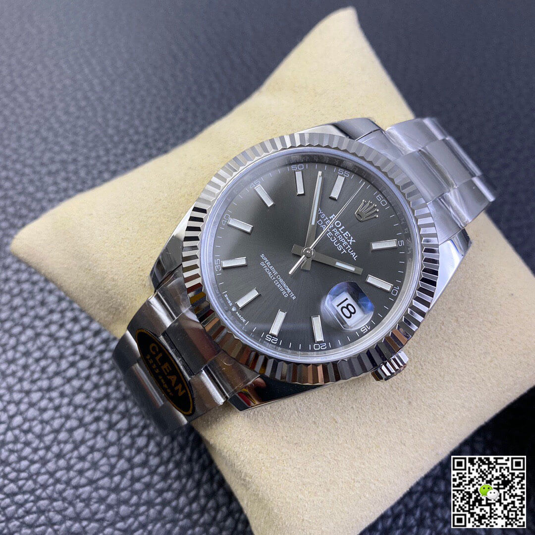 Replica R01ex Datejust M126334-0013 1:1 Best Edition Clean Factory Grey Dial