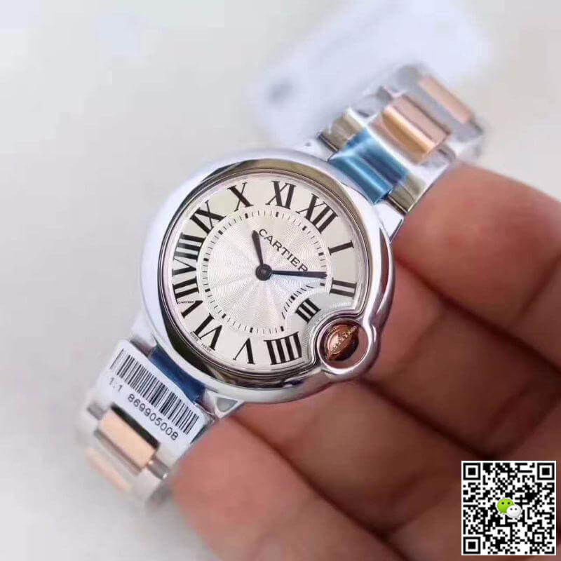 Replica Ballon Bleu De Ca*t1er W6920084 V6 Factory 1:1 Best Edition Swiss Ronda Quartz White Dial