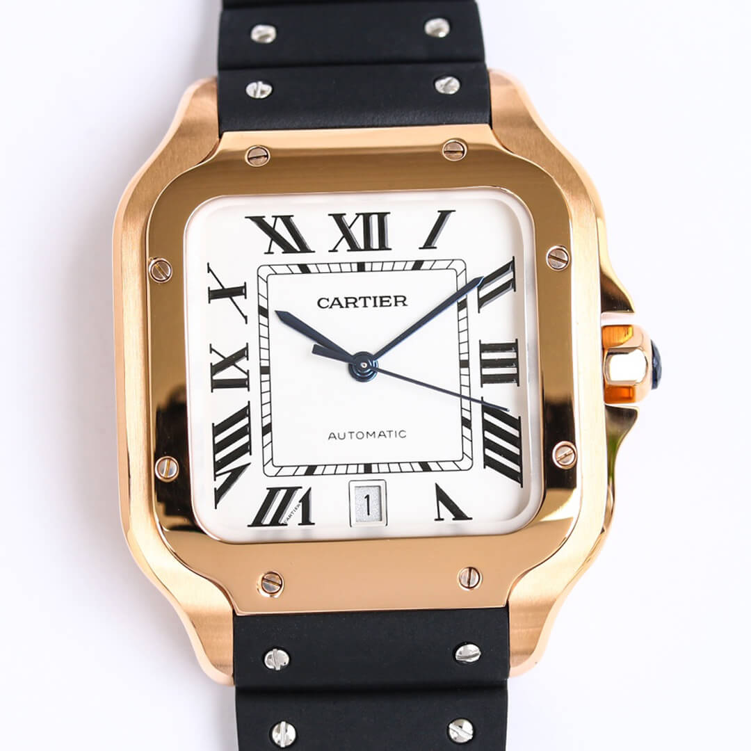 Ca*t1er Watch Rep Santos WGSA0007 1:1 Best Edition GF Factory V2 Rose Gold