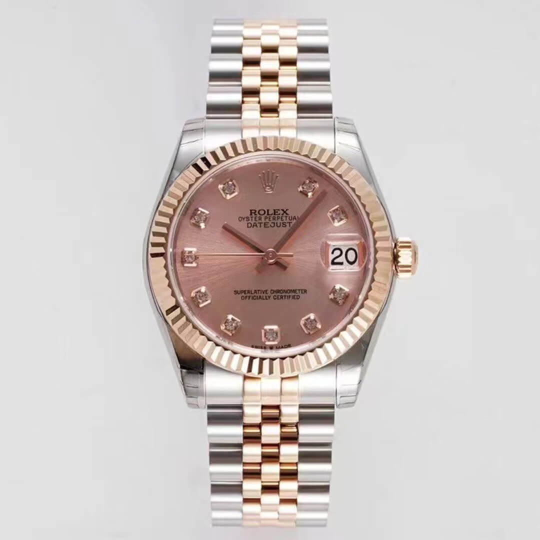Replica R01ex Datejust m278271 1:1 Best Edition GS Factory Pink Dial