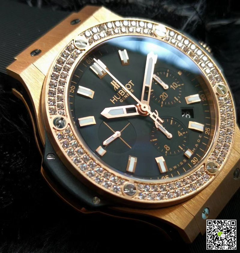 Replica Hublot Big Bang 301.PX.1180.RX.1104 1:1 Best Edition V6 Factory Rose Gold D1am0nd Swiss HUB4100