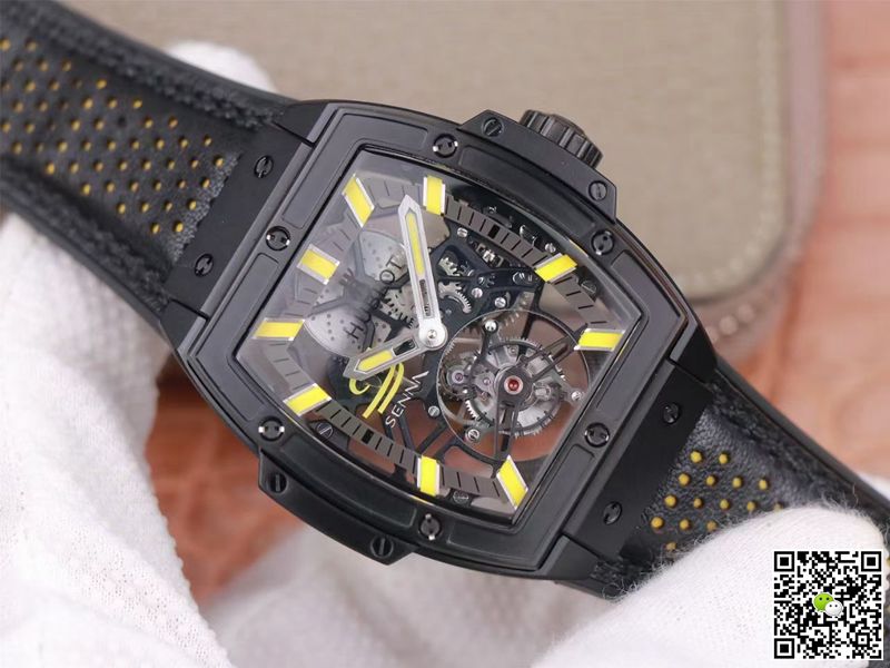 Hublot Replica Masterpiece Tourbillon 906.ND.0129.VR.AES12 1:1 Best Edition JB Factory Skeletonized Dial Swiss HUB 9006