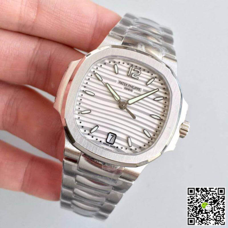Replica Pat*k Phi1i*pe Nautilus Ladies 7118/1A-010 PF Factory 1:1 Best Edition Swiss ETA324