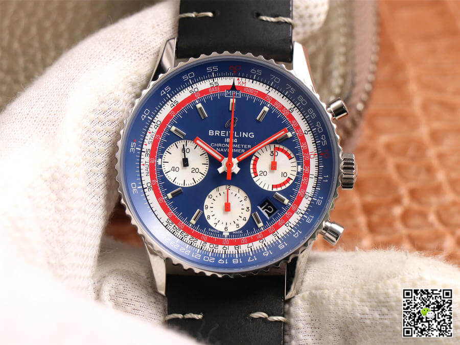 Replica Breitling Navitimer AB01212B1C1A1 1:1 Best Edition V9 Factory Blue Dial
