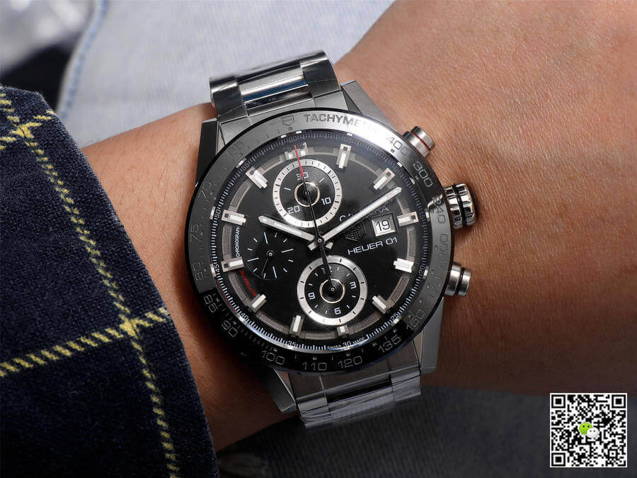 Replica TAG Heuer Carrera CAR201Z.BA0714 1:1 Best Edition XF Factory Ceramic Bezel