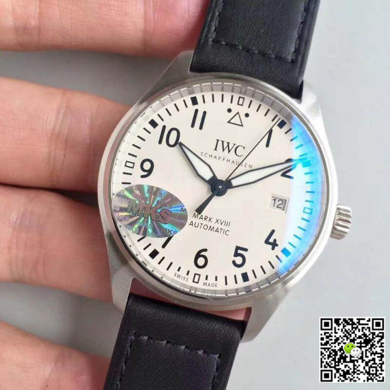 Replica IWC Pilot Mark XVIII IW327002 MKS Factory 1:1 Best Edition Swiss ETA2892 White Dial