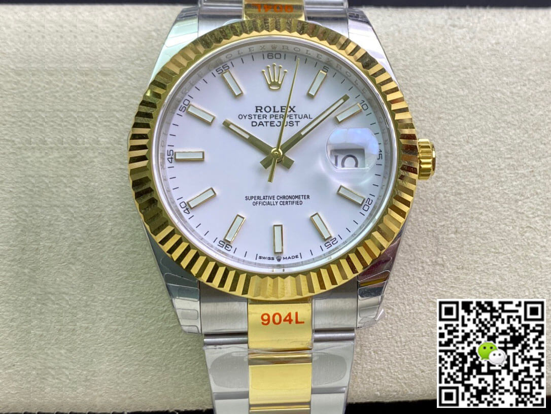 Replica R01ex Datejust M126333-0015 1:1 Best Edition EW Factory White Dial