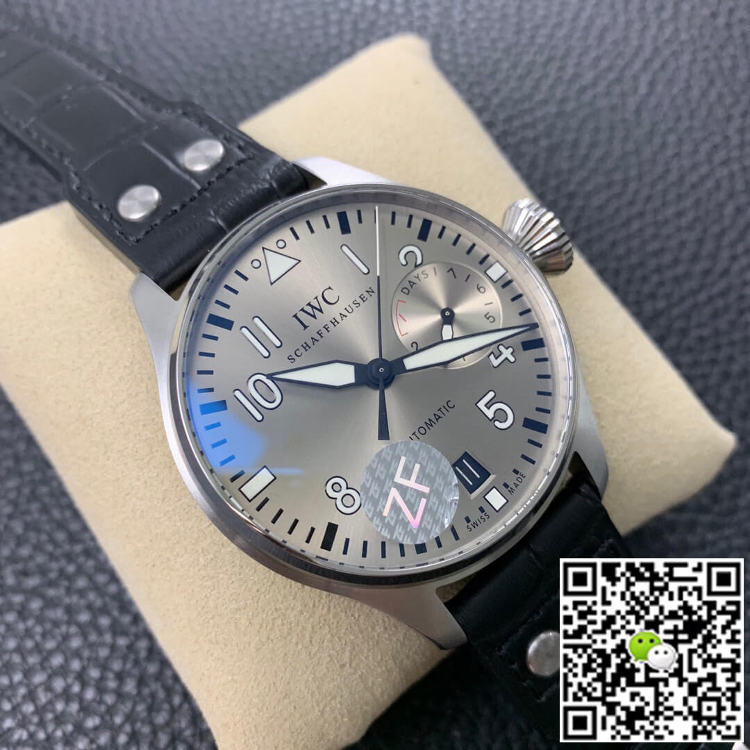 Replica IWC Big Pilot IW500906 1:1 Best Edition ZF Factory Rhodium Dial