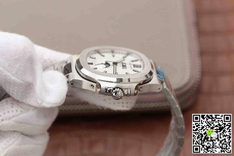 Replica Pat*k Phi1i*pe Nautilus 5726/1A-010 KM Factory 1:1 Best Edition Swiss ETA324 White Textured Dial
