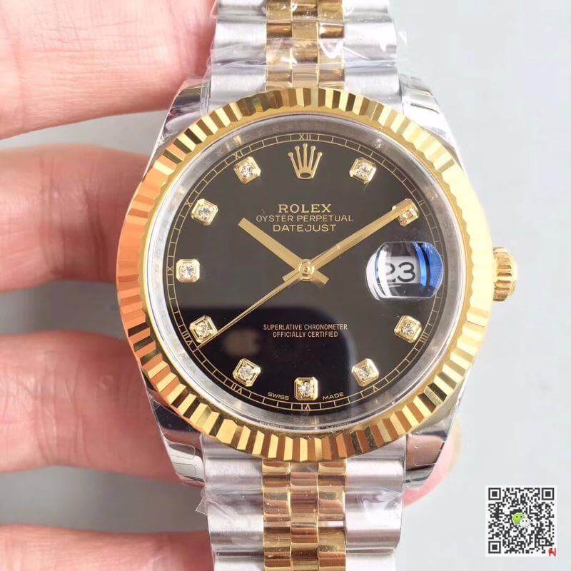 Replica R01ex Datejust II M126333-0013 1:1 Best Edition Swiss ETA3255 Stainless Steel Two Tone Bracelet