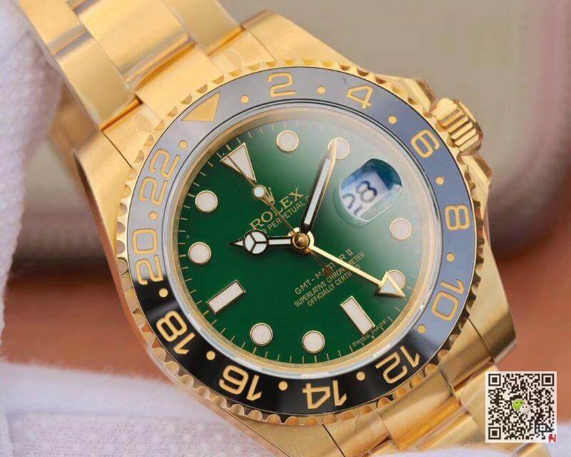 Replica R01ex GMT Master II 116718LN 40mm EW Factory Mechanical Watches 1:1 Best Edition Swiss ETA2836 Green Dial
