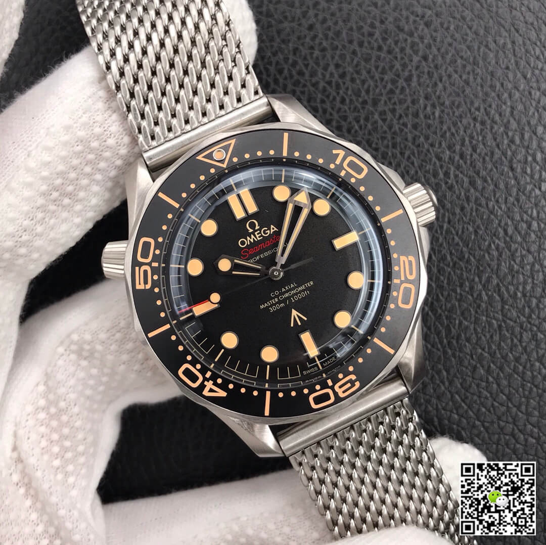 Replica 0me*ga Seamaster 210.90.42.20.01.001 James Bond 007 1:1 Best Edition VS Factory Titanium Metal