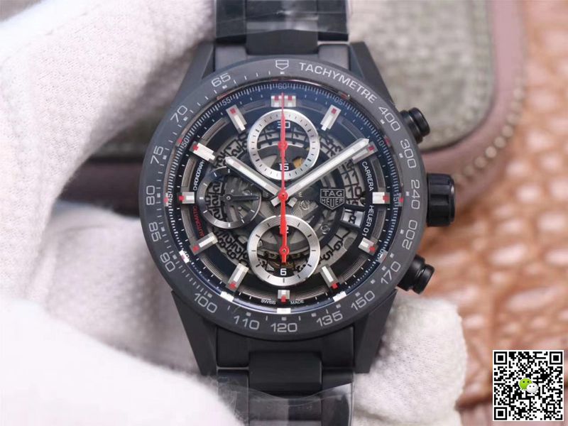 Replica Tag Heuer Carrera CAR2090.BH0729 1:1 Best Edition XF Factory Black Ceramic Customized Movement