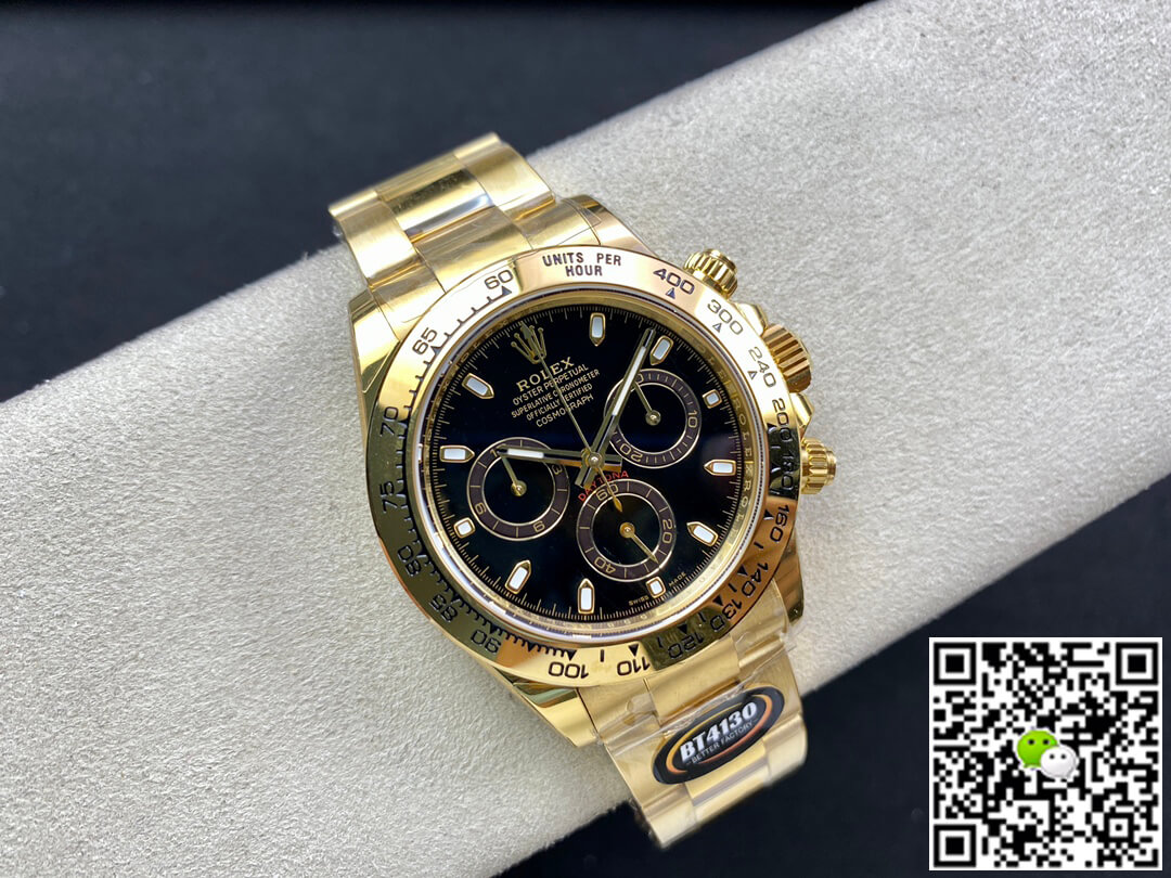 Replica R01ex Daytona M116508-0004 1:1 Best Edition BT Factory Yellow Gold
