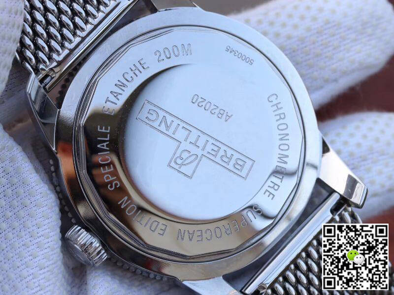 Breitling Replica S*perocean Heritage II AB201012 GF Factory 1:1 Best Edition Swiss ETA9015 White Dial