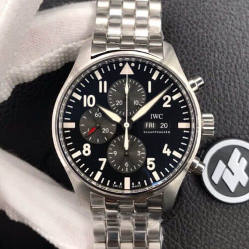 Replica IWC Pilot IW377710 1:1 Best Edition ZF Factory Black Dial