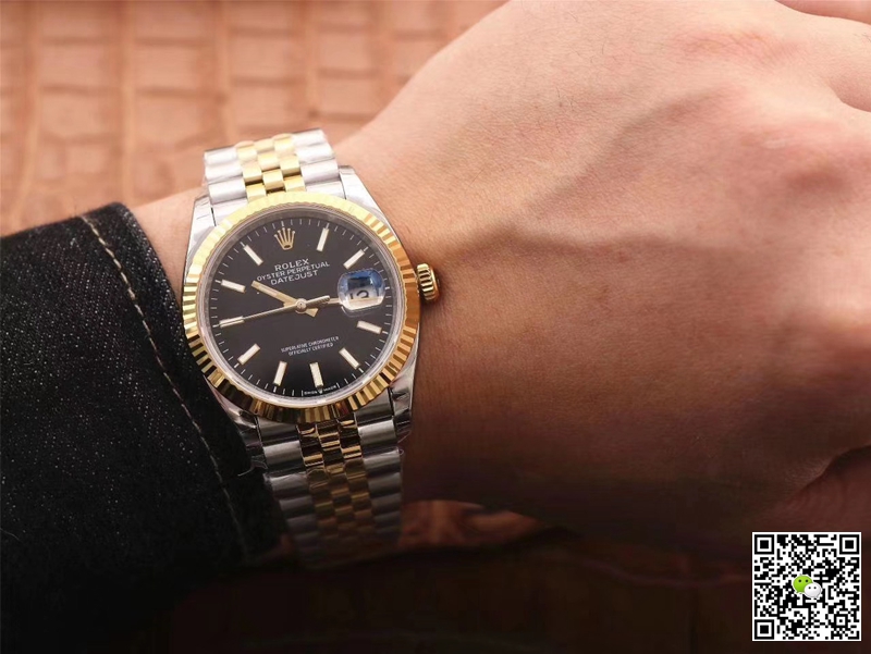 Replica R01ex Datejust 126233 1:1 Best Edition Black Dial