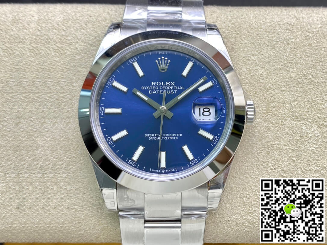 Replica R01ex Datejust M126300-0001 1:1 Best Edition VS Factory Blue Dial