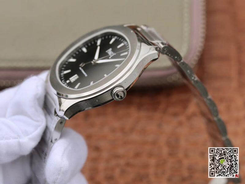 Replica Piaget Polo  S G0A41003 MKS Factory 1:1 Best Edition Black Textured Dial On Stainless Steel Bracelet Swiss ETA 1110