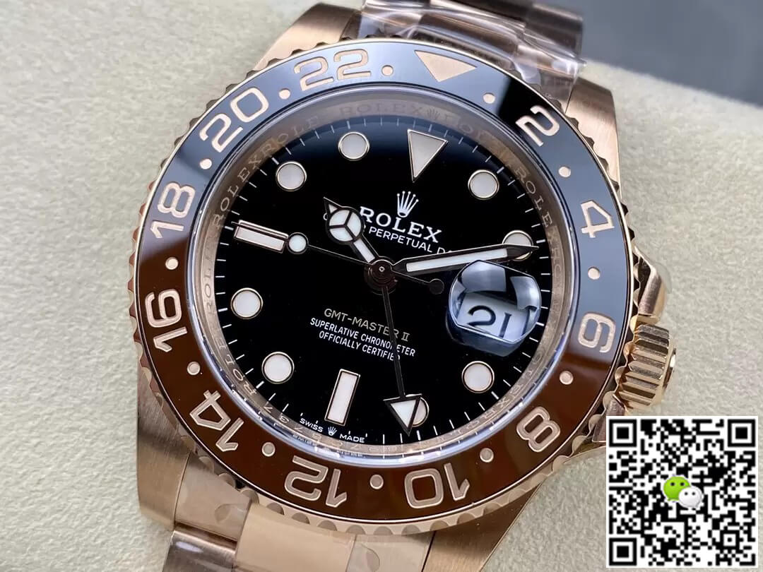 Replica R01ex GMT Master II M126715CHNR-0001 1:1 Best Edition C+ Factory Black Dial