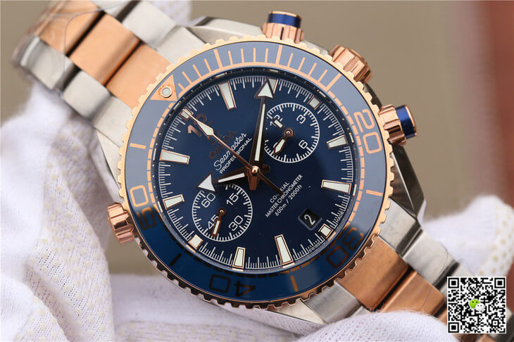 Replica 0me*ga Seamaster Ocean Planet 600M 215.20.46.51.03.001 1:1 Best Edition OM Factory Rose Gold