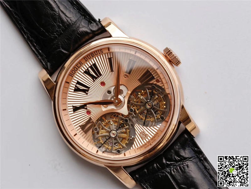 Replica Roger Dubuis Hommage RDDBHO0562 1:1 Best Edition JB Factory Gold Dial Swiss RD100