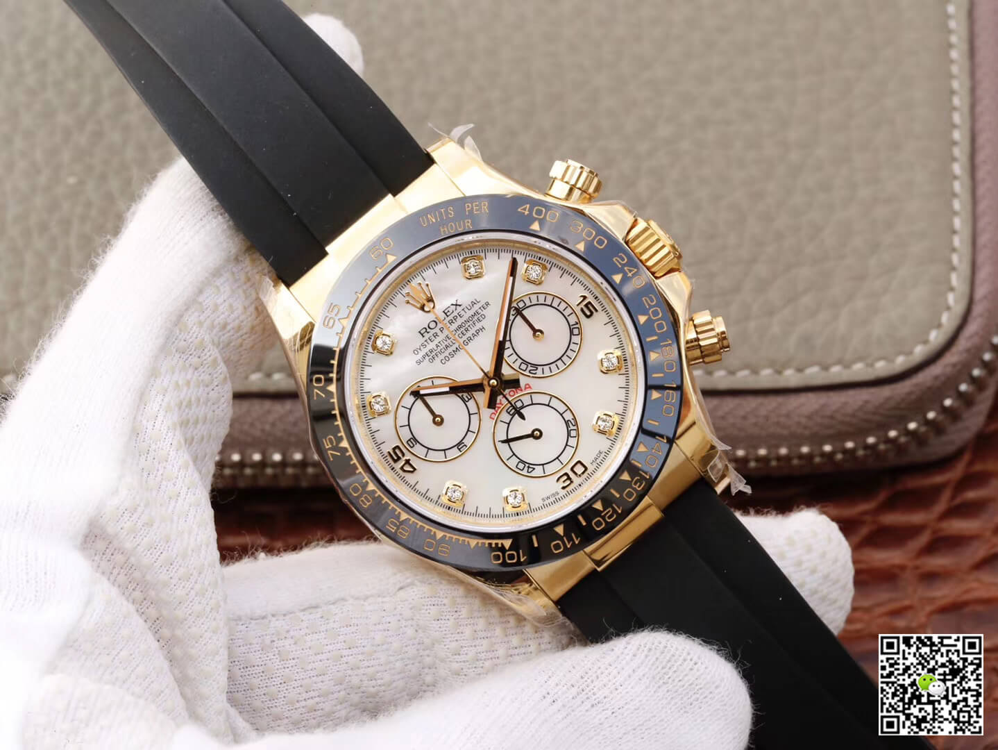 Replica R01ex Daytona Cosmograph M116518ln-0037 1:1 Best Edition JH Factory V6 Yellow Gold Case