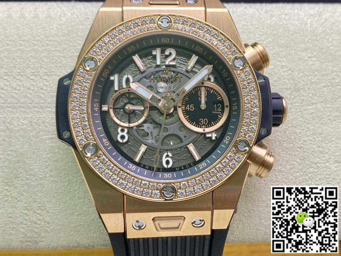 Replica Hublot BIG BANG 421.OX.1180.RX.1104 1:1 Best Edition ZF Factory Skeleton Dial
