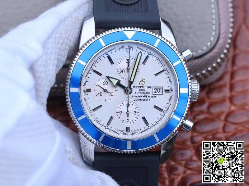Breitling Replica S*perocean Heritage II A1331217 OM Factory 1:1 Best Edition Swiss ETA7750 White Dial