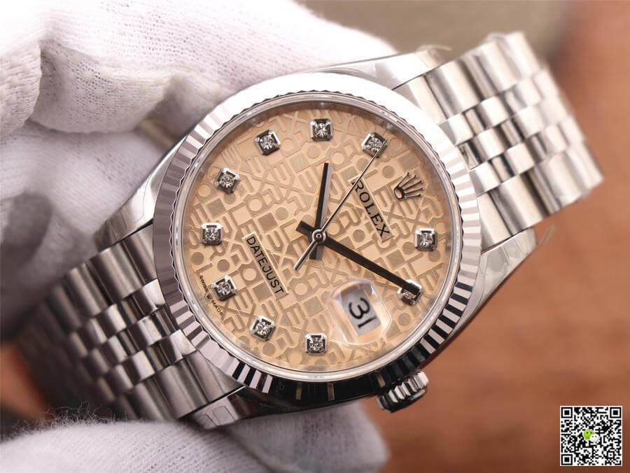 Replica R01ex Datejust M126234-0023 1:1 Best Edition EW Factory D1am0nd Dial
