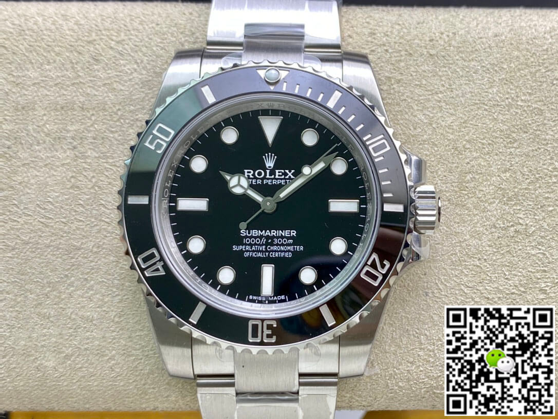 Replica R01ex Submariner 114060-97200 1:1 Best Edition VS Factory Black Bezel